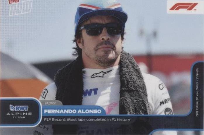 2022 Topps Now F1 - Fernando Alonso #046