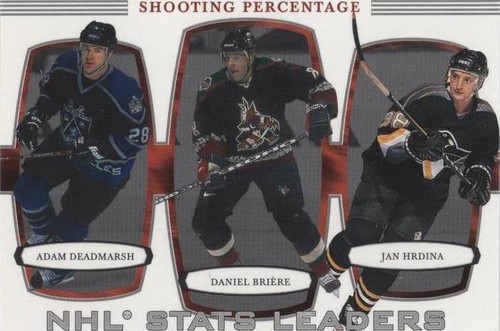 2002-03 In the Game Be A Player First Edition - Adam Deadmarsh Daniel Briere Jan Hrdina #388