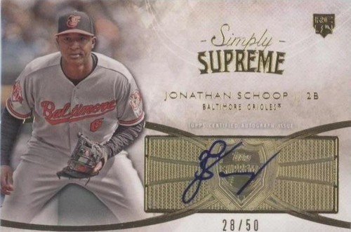 2014 Topps Supreme - Jonathan Schoop #SSU-JS
