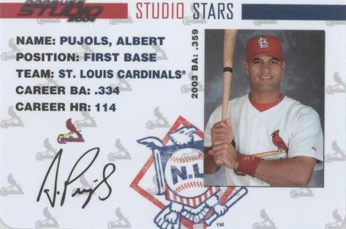 2004 Donruss Studio - Albert Pujols #SS-1
