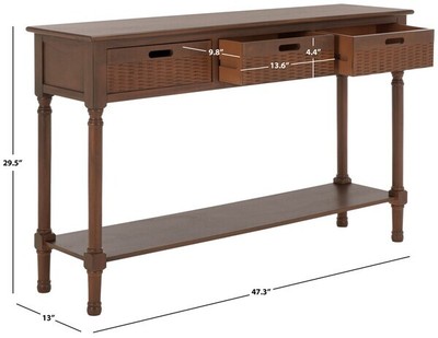 Safavieh LANDERS 3DRW CONSOLE TABLE, Reduced Price 2172750405 CNS5711C