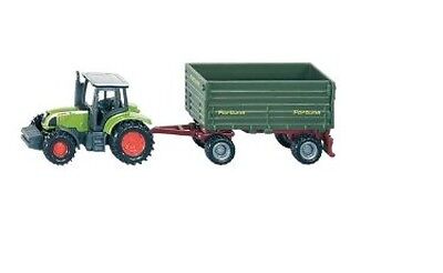 SIKU 1634 BLISTER PACK CLAAS Ares 697 ATZ Tractor Fortuna Trailer Diecast Model