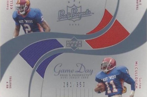 2003 Upper Deck Pros & Prospects Kareem Kelly Sultan Mccullough #DJC-KM