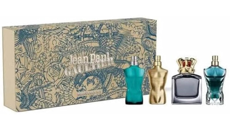 jean paul gaultier セット Jean Paul Gaultier Men 4Pcs Mini Set 0.2oz Scandal, Divine