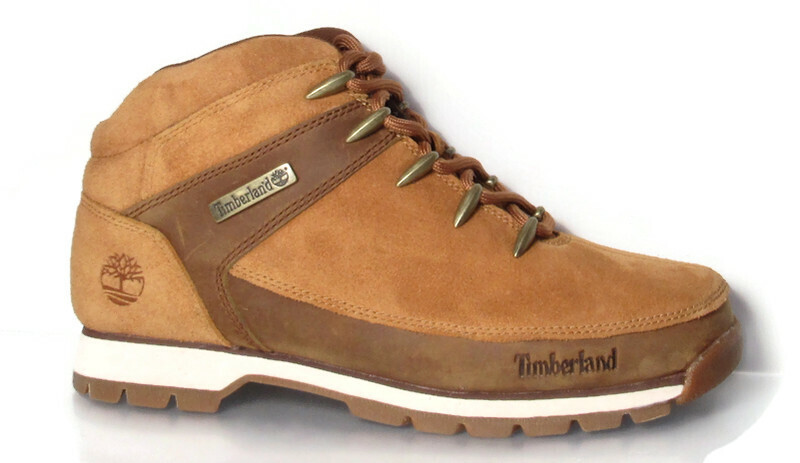 Мужские замшевые туристические ботинки Timberland Euro Hiker Sprint Mid цвета ржавчины, A2HE3