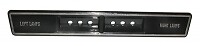 1968 C3 Corvette Fiber Optic Console Trim Plate