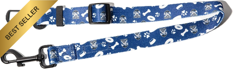 Canterbury Bulldogs NRL Pet Safety Belt, Adjustable and Durable Design, Supporte
