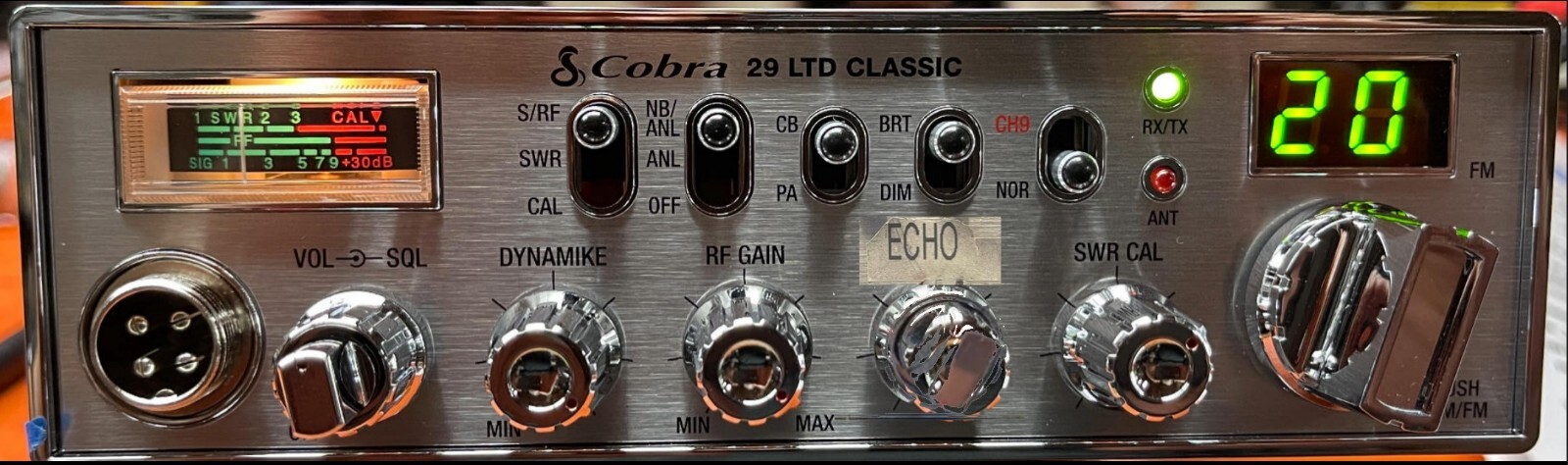 Cobra 29LTD AM/FM w/ Variable Power, Echo & TUNE!! from