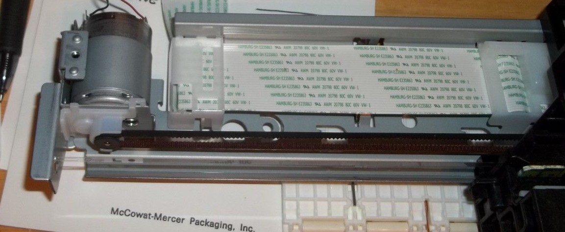 New Canon TS3100 Series Printhead Assy. Includes Motor, Belts, Gears, Mounting