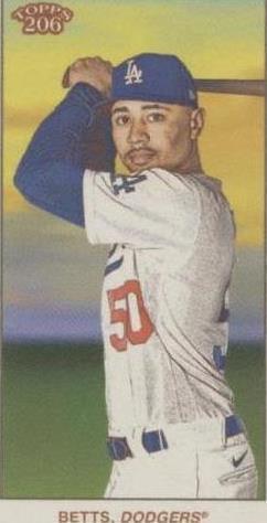 Mookie Betts RARE Dodgers Vintage Uniform Series 5 Jumbo