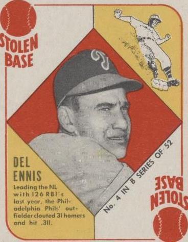 1951 Topps - Del Ennis #4