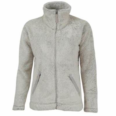 Women's The North Face Furry Fleece Coat Top Fleece 2 Full Zip New