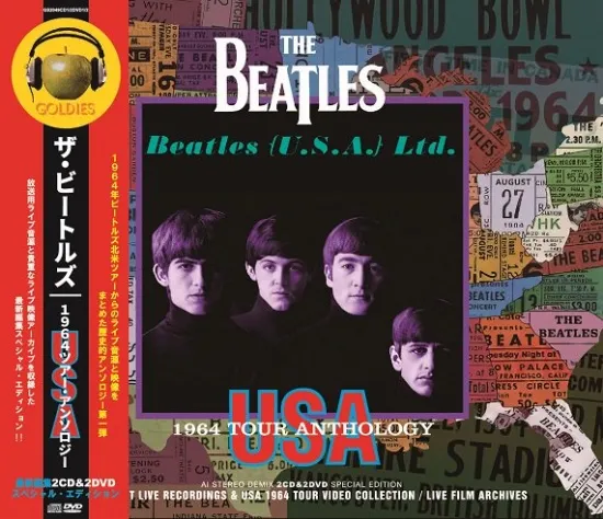THE BEATLES 北米ツアー 1964 CD+DVD THE BEATLES / USA 1964 TOUR ANTHOLOGY (2CD+2DVD) Shipping