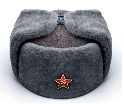 AUTHENTIC SOVIET RUSSIAN RED ARMY USHANKA WINTER HAT ALL SIZES SHOOSE A 4 BADGE