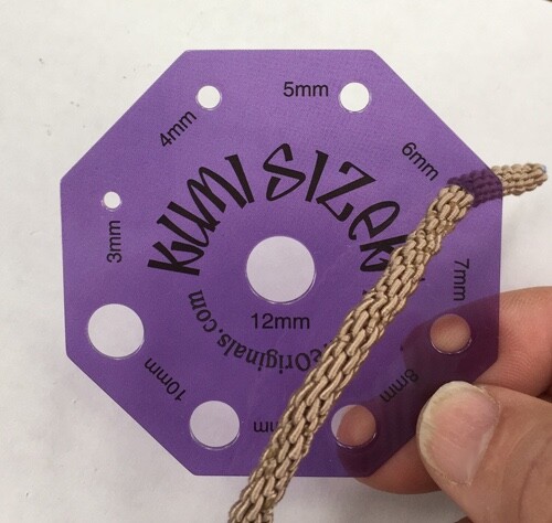 Kumisizer (™): The Kumihimo Braid Diameter Sizing Tool (Set of 2)