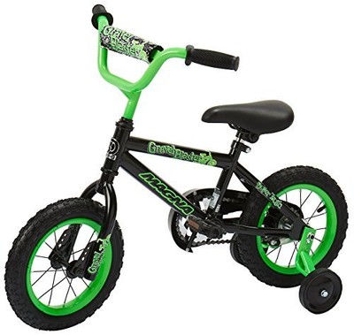 Dynacraft Magna Gravel Blaster Boys BMX Street/Dirt Bike 12", Black/Green