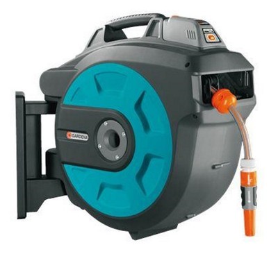 Gardena Comfort Wand-Schlauchbox Schlauchwagen 35 roll-up automatic Li (8025)