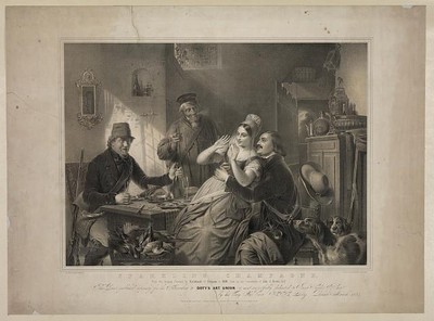 Photo:Sparkling champagne,woman,men,smoking,drinking,pet dog,Duval's