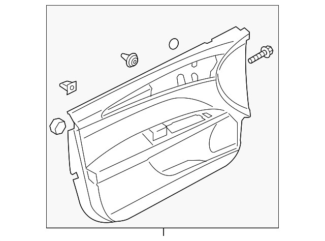 Genuine Ford Door Trim Panel FS7Z-5423942-GA