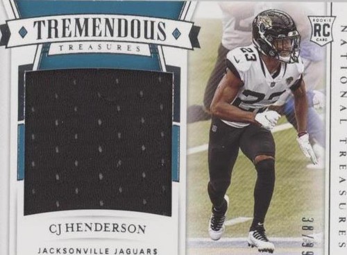 2020 Panini National Treasures CJ Henderson #TTR-CH