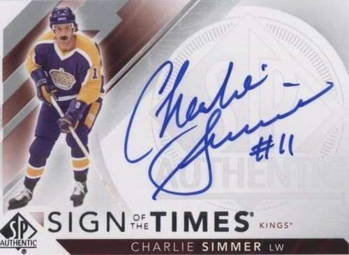 2017-18 SP Authentic - Charlie Simmer #SOTT-SI
