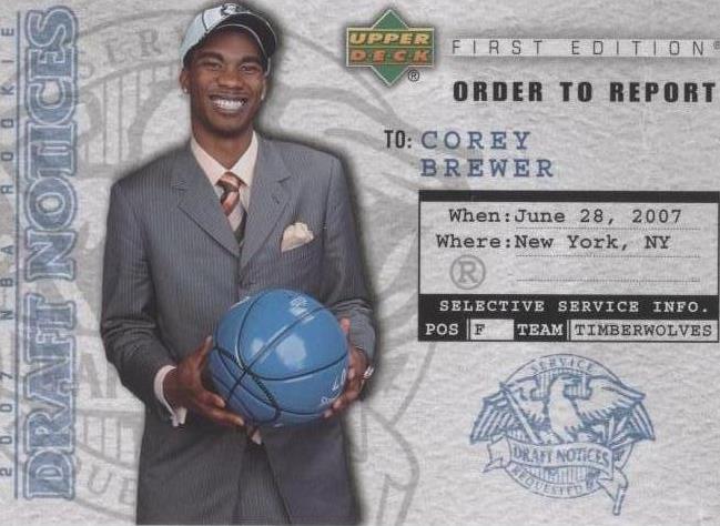 2007-08 Upper Deck First Edition - Corey Brewer #DN7