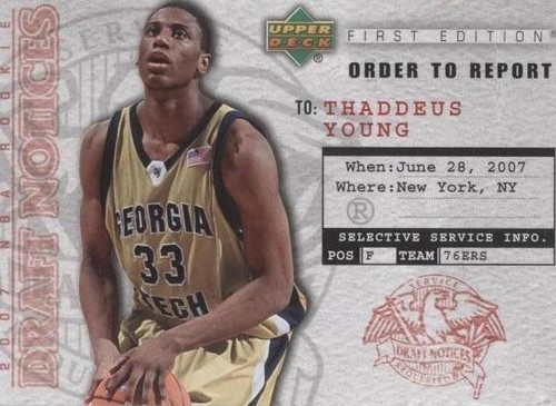 2007-08 Upper Deck First Edition - Thaddeus Young #DN12