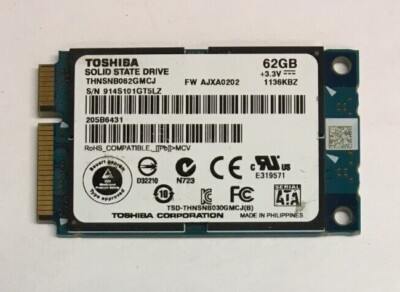 60GB / 62GB mSATA SSD mixed brands (Sub for 64GB)