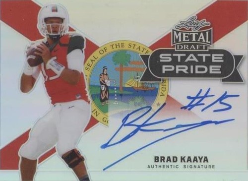 2017 Leaf Metal Draft Brad Kaaya #SP-BK1