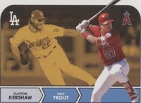 2018 Topps Throwback Thursday #TBT - Clayton Kershaw Mike Trout #17