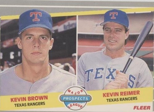 1989 Fleer - Kevin Brown Kevin Reimer #641