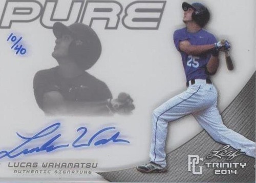 2014 Leaf Trinity - Lucas Wakamatsu #PGP-LW1