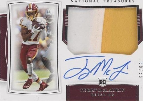 2019 Panini National Treasures Terry McLaurin #187