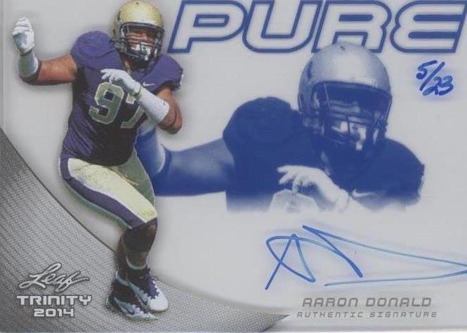 2014 Leaf Trinity Aaron Donald #P-AD1