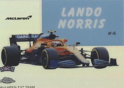 2020 Topps Chrome Formula 1 - Lando Norris #54W-6