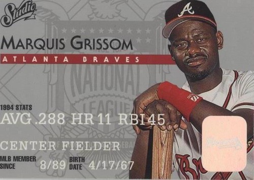 1995 Studio - Marquis Grissom #34