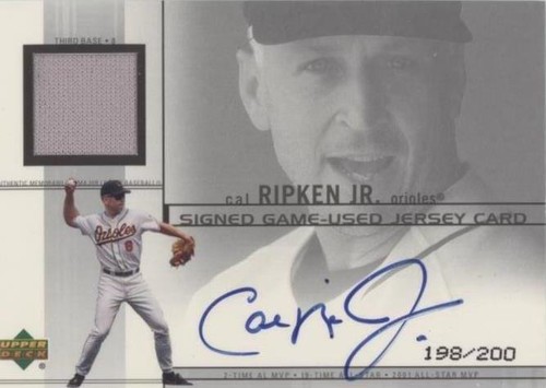 1999 Upper Deck Game Jersey Patch #P-CR Cal Ripken | eBay