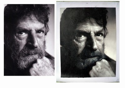 custom portrait painting from Photo, Hand Painted with oil on canvas