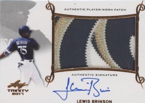 2017 Leaf Trinity - Lewis Brinson #PA-LB1