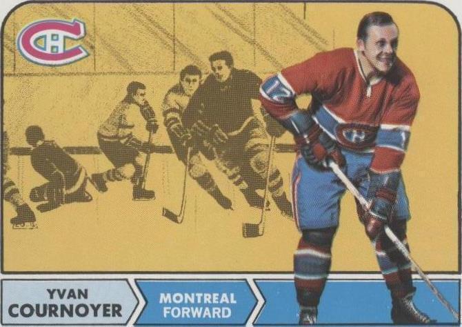 1968-69 Topps - Yvan Cournoyer #62