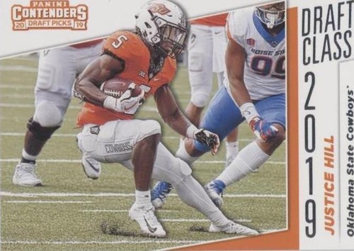 2019 Panini Contenders Draft Picks Justice Hill #12