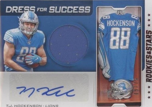 2019 Panini Rookies & Stars T.J. Hockenson #DFS-TH