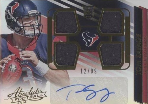 2014 Panini Absolute Tom Savage #239