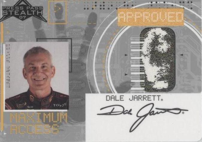 2007 Press Pass Stealth - Dale Jarrett #MA12