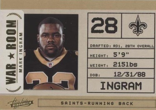 2011 Panini Absolute Memorabilia Mark Ingram #33