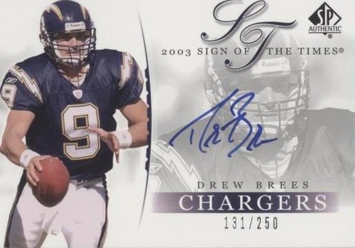 2003 SP Authentic Drew Brees #DB