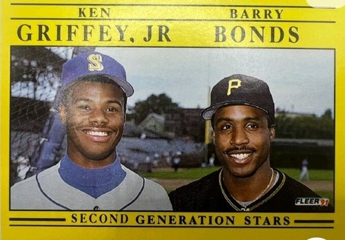 RARE ERROR⚡️ 1990 Fleer 2nd Generation Stars Ken Griffey
