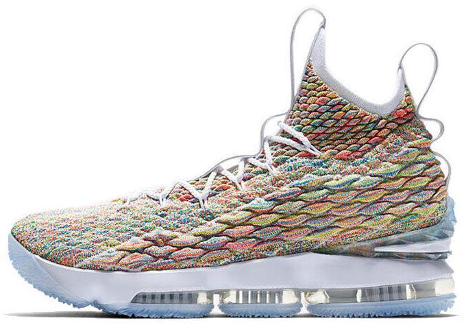 Кроссовки Nike LeBron 15 Fruity Pebbles мужские Размер 8 Новые 897648-900 Nike Sneaker