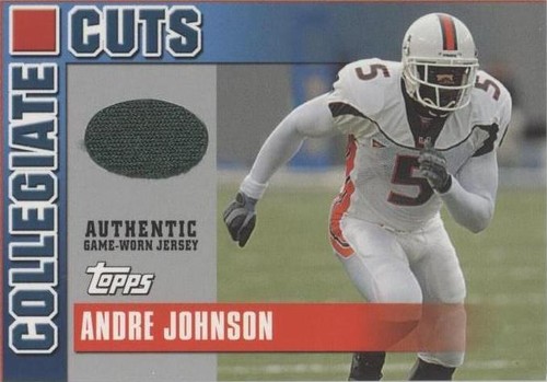 2003 Topps Draft Picks & Prospects Andre Johnson #CC-AJ