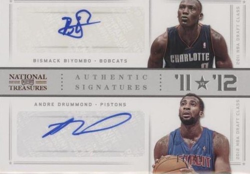 2012-13 Panini National Treasures - Andre Drummond/Bismack Biyombo #52
